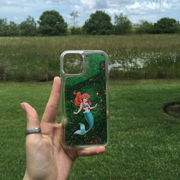 Ariel From The Little Mermaid Glitter Disney iPhone Case - Picture 3 of 15